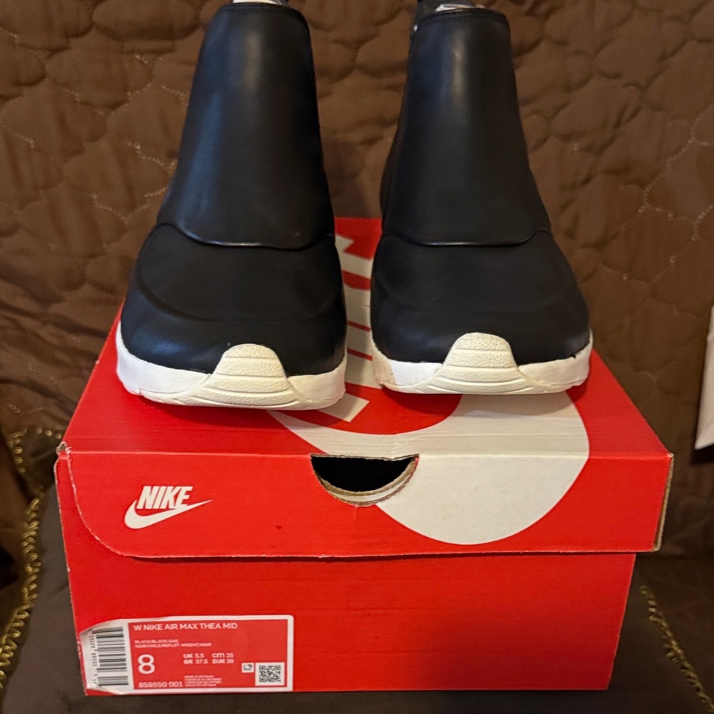 Nike Air Max Thea Mid Black and White Sneakers